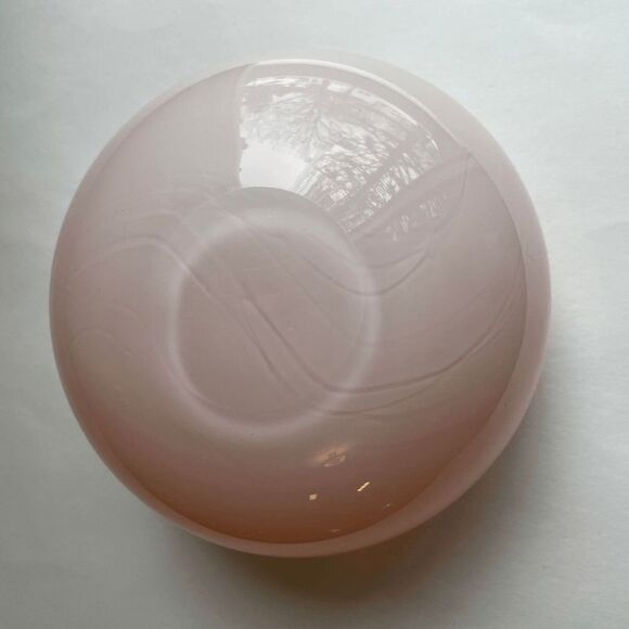 1950s Mid-Century Modern Orange Murano Art Glass Bowl - Picture 6 of 10